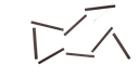 Inserto per Botte - Zig-Zag (equivalente a una botte di vino) - Quercia Francese - 8 bastoni da 22 mm