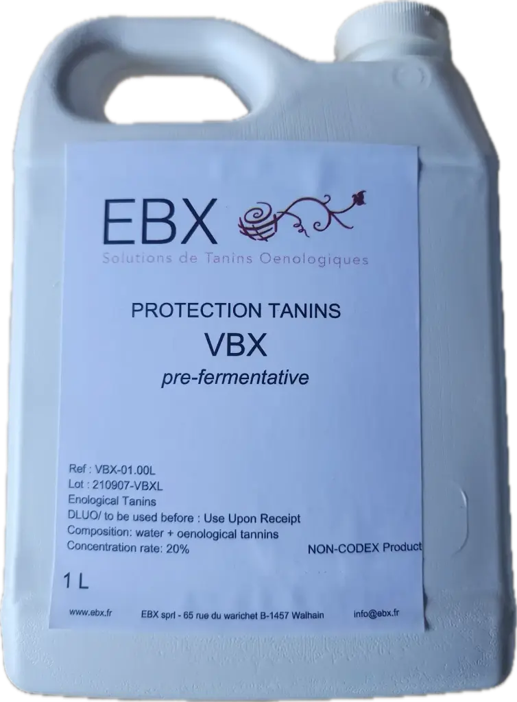 [VBX-01.00L] VBX - Tannins de Protection Pré-Fermentaire - 1 litre